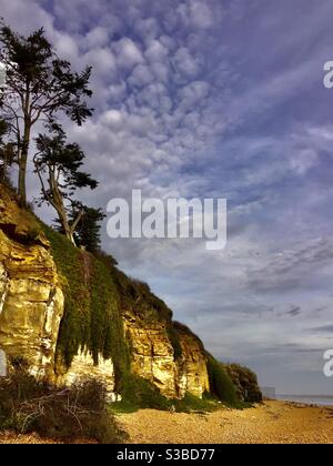 Cliff End, Pett Level Beach Stock Photo