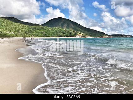 Rendezvous Bay Beach In Antigua Stock Photo