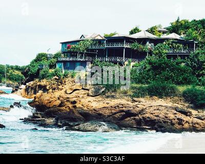 Giorgio Armani s House on Galley Bay Heights in Antigua Stock