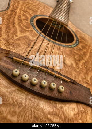 Acoustic guitar Stock Photo