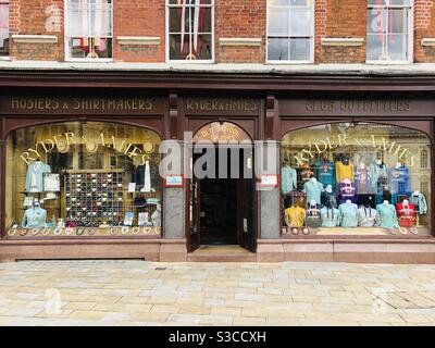 Ryder and Amies who sell official merchandise and clothing for students and alumni of Cambridge University Stock Photo