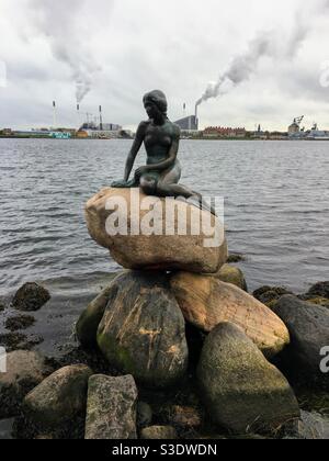 The Liittle Mermaid, Copenhagen, Denmark Stock Photo