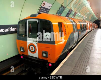 Glasgow Subway, Glasgow, Scotland Stock Photo