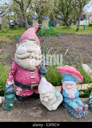 Garden Gnomes Stock Photo