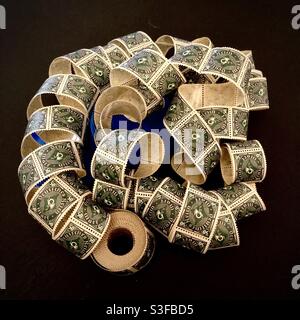 100-year old roll of German 50 Mark stamps for automatic stamp dispenser  Stock Photo - Alamy