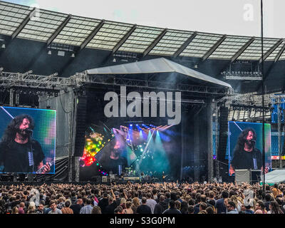 Foo Fighters stadium gig Stock Photo