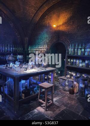 Potions classroom, Making of Harry Potter, Warner Bros. Studio Tour ...