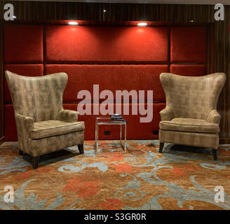 Hall decor, Grand Sierra Resort, Reno, Washoe County, Nevada, United States Stock Photo