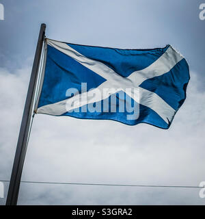 A Scottish flag Stock Photo