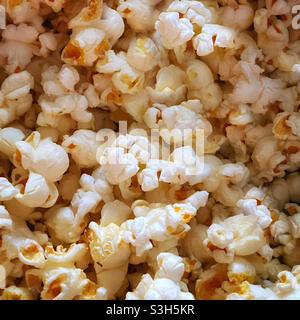 Buttered popcorn Stock Photo