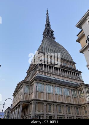 This is the Mole Antonelliana situated in the city of Torino, in Italy. It is the National Museum of Cinema. Stock Photo