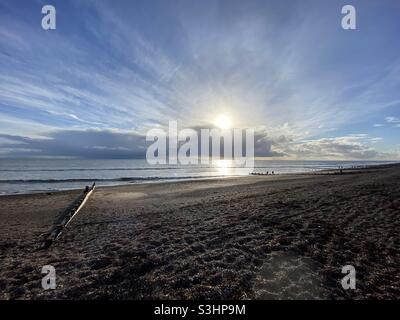 Clouds over sea Stock Photo