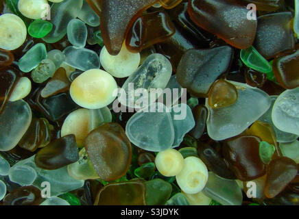 Seashells and seaglass Stock Photo - Alamy