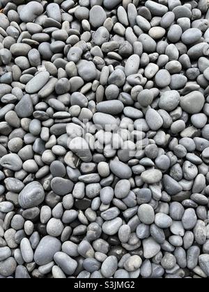 small stones in different shapes and sizes Stock Photo