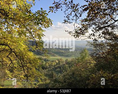 Morning Rural Vector An autumn rural landscape is seen in Hexi Village, Weishan County, Dali ...