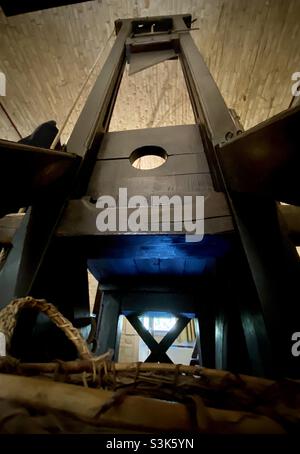 Guillotine. Italy. Stock Photo