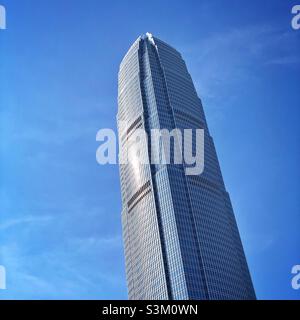 2ifc (2 International Finance Centre), a skyscraper in Central, Hong Kong's second tallest building Stock Photo