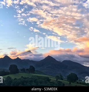 Mount Warning Tweed River Range Murwillumbah Northern NSW Australia Stock Photo