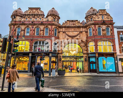 County Arcade on Vicar Lane in Leeds Stock Photo