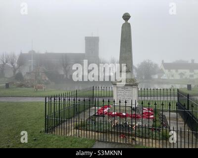 Haddenham war memorial Stock Photo