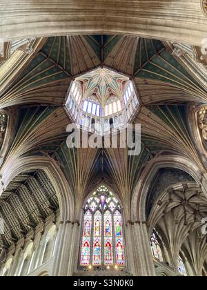 Ely cathedral interior, England Stock Photo