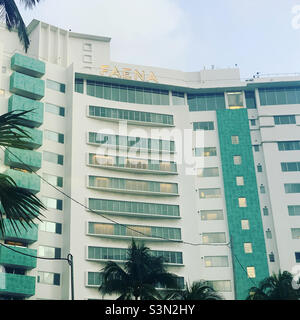 December, 2021, Faena Hotel, Faena District, Mid-beach, Miami Beach, Florida, United States, North America Stock Photo