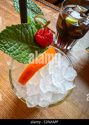 Cocktail and cola Stock Photo