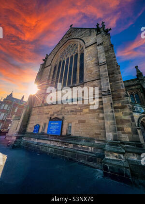 Parish church of St Hilda on church street in Whitby Stock Photo