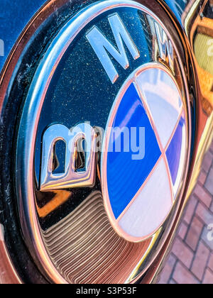 BMW Logo in Close Up Shot · Free Stock Photo