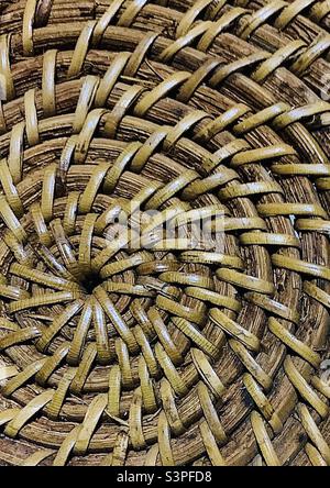 Wicker Wheel Stock Photo