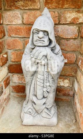 Garden stone ornament Stock Photo