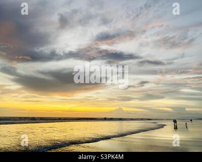 Beautiful sunset in Bali, Indonesia Stock Photo