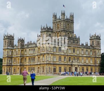 Highclere Castle, Hampshire, England. August 2021. Stock Photo