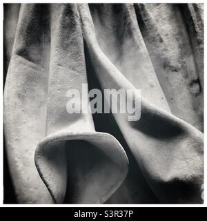 Marble folds Stock Photo