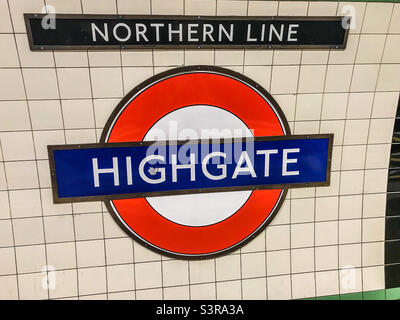 London Underground Highgate station Stock Photo - Alamy