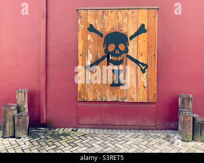 March, 2022, Pirates of Nassau Museum and Escape Room, Nassau, New Providence Island, The Bahamas Stock Photo