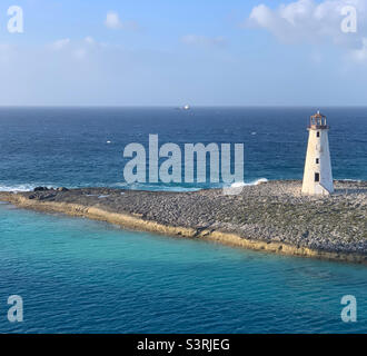 March, 2022, Paradise Island Lighthouse, Nassau, Bahamas Stock Photo