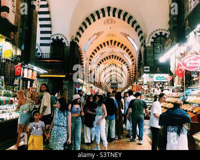 Spice market Istanbul Stock Photo
