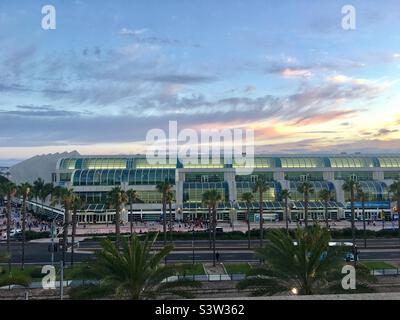 San Diego Convention Center on July 18,2018 during Comic Con convention. Stock Photo