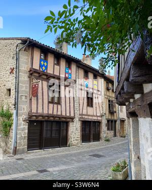 Medieval townhouse Parthenay France Stock Photo