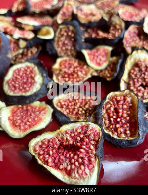 Dehydrated figs Stock Photo