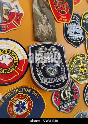 New York First Responders On Parade Duty, New York USA Stock Photo - Alamy