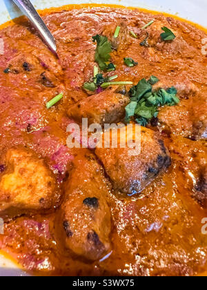 Chicken Balti curry Stock Photo
