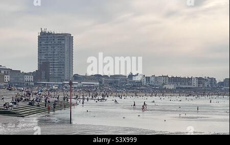 Margate on a busy day Stock Photo