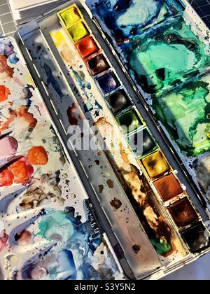 Paintbox Stock Photo