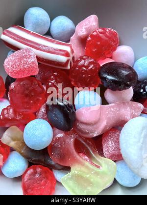 Pic and mix sweets Stock Photo