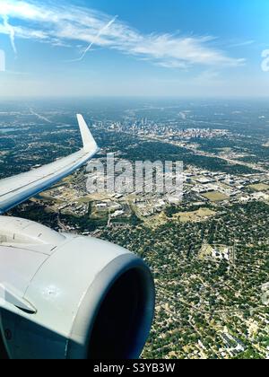 Austin texas view from plane hi res stock photography and images