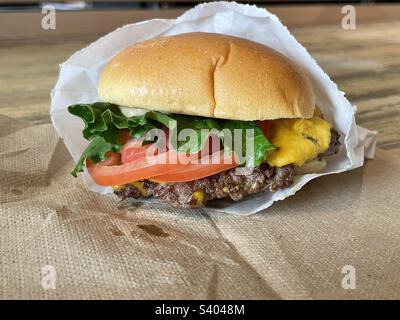 Cheeseburger Stock Photo