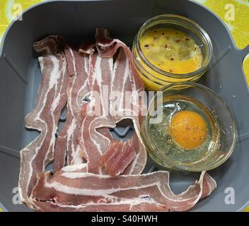 5 minute New Year Breakfast Stock Photo