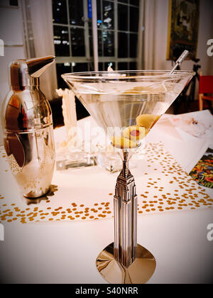 Empire State Martini Glass